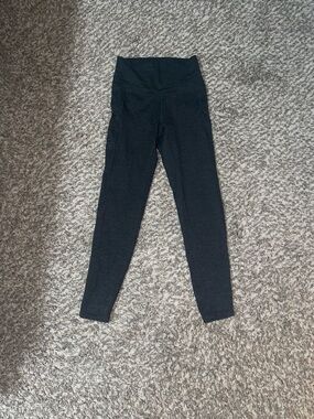 aerie Heather Gray Marled Active Leggings